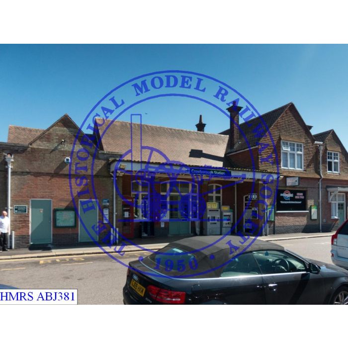 [ABJ381] Crowborough Station. Main station north west facing front