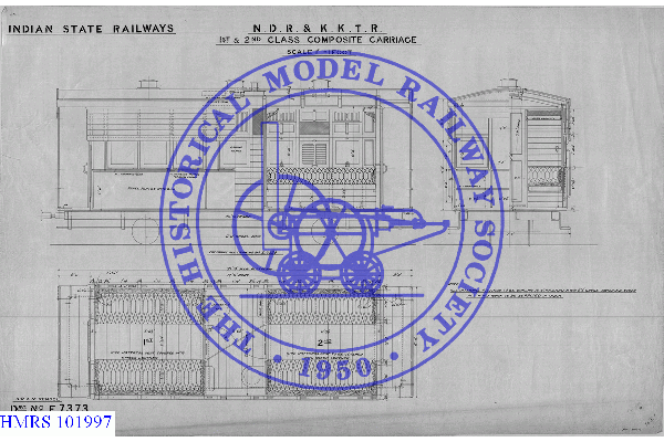 HMRS 101997: First & Second Class Composite Carriage (Sir A M Rendel)