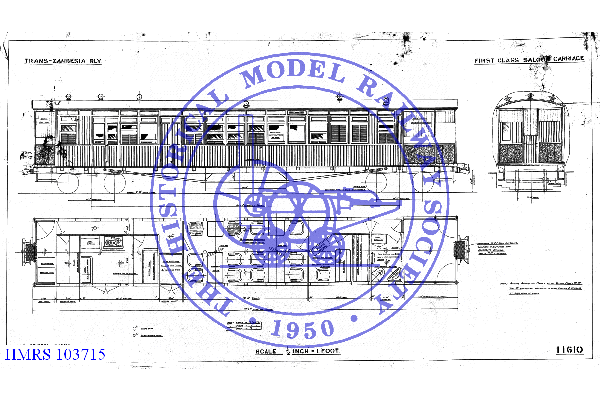 HMRS 103715: First Class Saloon Carriage