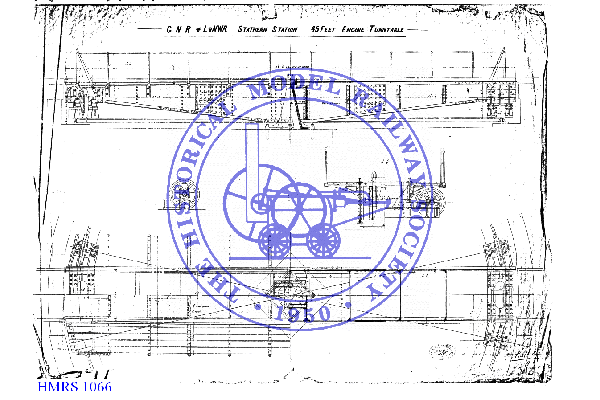 HMRS 1066: Stathern Station 45ft Engine Turntable