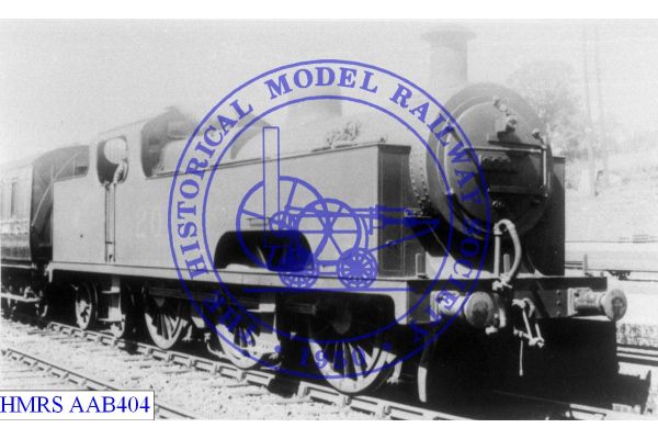 [AAB404] 0-6-4T LMS D3P  2011 heading passenger train possibly Sutton Park. LMS emblem on bunker, large numbe