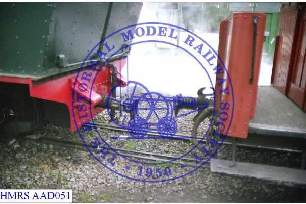 [AAD051] 0-6-0T, No 2, The Countess, Detail of rear dumb buffers & centre 'chopper' coupling.