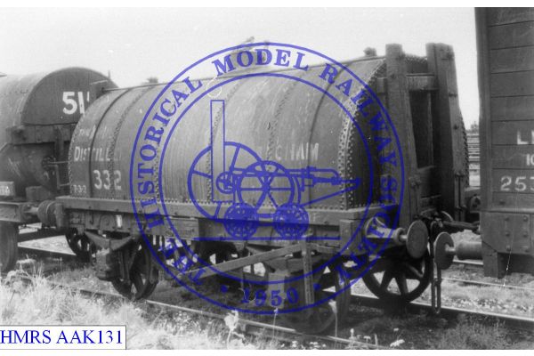 [AAK131] Midland Tar Distillers (Oldbury) Half round 10T tank 332