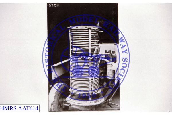 [AAT614] Boiler unit close-up of Chas Roberts Wks steam tractor [OP] 1944