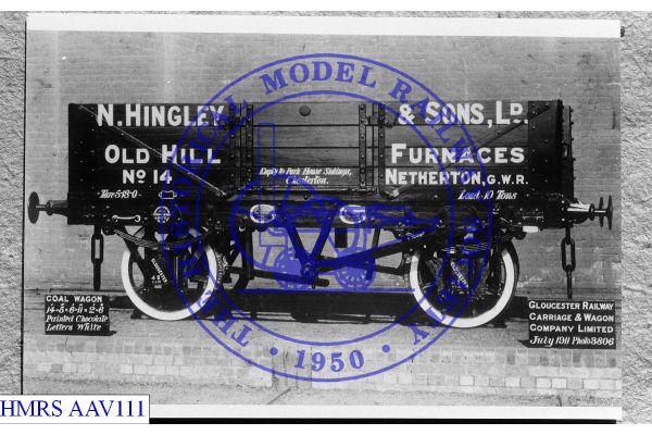 [AAV111] Hingley N (Netherton GW) 10T 4-plank No.14. Empty to Chesterton.