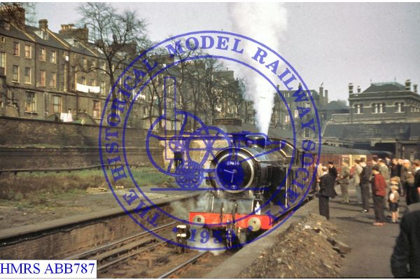 [ABB787] 0-6-2T BR N7 69614 F3L on Railtour, Canonbury, non-elect platforms