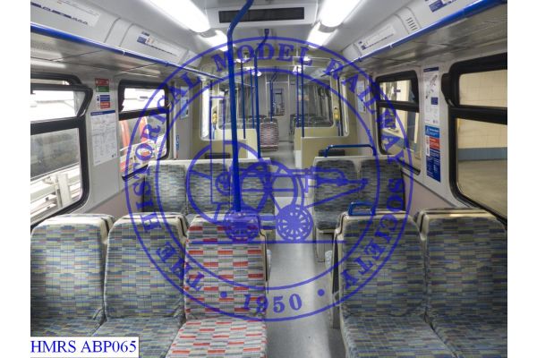 [ABP065] 715858 EMU pantograph carriage 71446 operated by TfL Rail.  Standing at pantagraph end of the carria