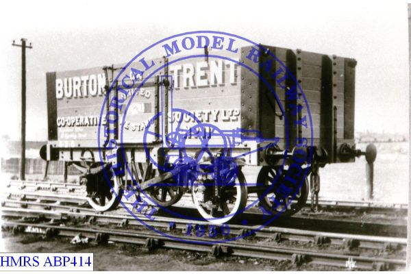 [ABP414] Burton on Trent Co-op 10T 6 plank Side open No.11 [OP] R3L c1904 6 plank side, 7 plank ends.