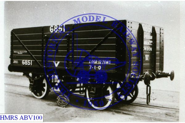 [ABV100] Stephenson Clarke (SE) 12T 7 plank S/E 6851 [OP] 1924 R3L Tare: 7-1-0, number only on side, number &