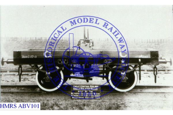 [ABV101] 10T single bolster GC No.56 [OP] 1920 Side, Tare: 5-17-0 See also above105