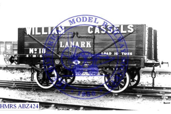 [ABZ424] William Cassels (Lanark) 10T 4 plank No.18 [OP] R3L paint date 05/07/1900 Regd: Caley 12098/1900. AG