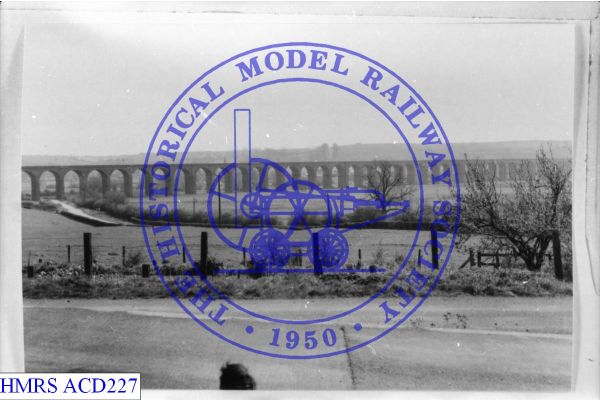[ACD227] Welland Viaduct, side view from Seaton junction 1957