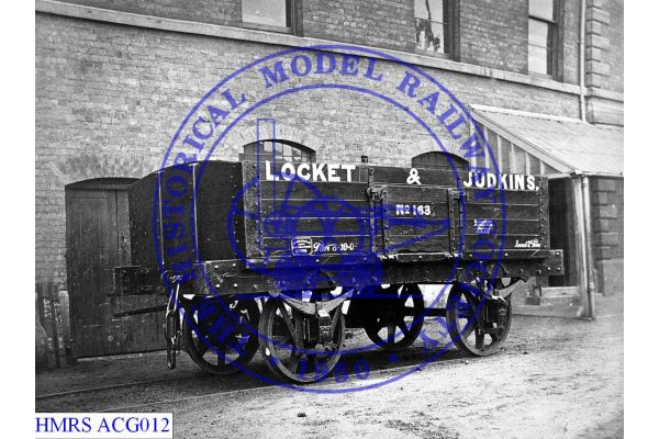 [ACG012] Locket & Judkins (London)  6T 5 plank 163 [OP] F3R elliptical ends Spoked wheels, dmBuf, works build