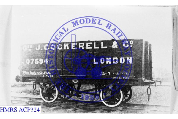 [ACP324] Cockerell G J (London) 15T 6 plank S/E 07594 [OP] 1905 R3L Wooden solebars, open spoke wheels.