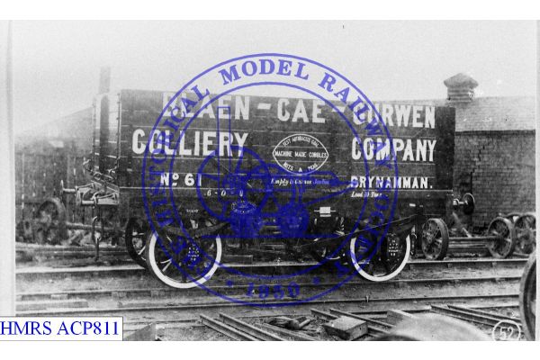 [ACP811] Blaen-Cae-Gurwen (Brynamman) 10T 6 plank S/E No.61 [OP] 1897 F3R Tare: 6-0-0, spoked wheels, Photo N