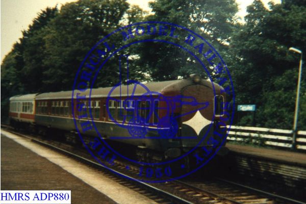 [ADP880] NIR No 736 driving trailer Carnalea Station.