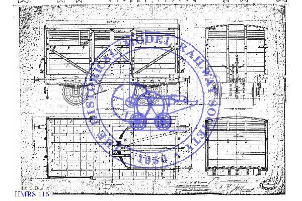 HMRS 1164: Improved Covered Cattle - 10ft w/b, 18ft 3ins o/b