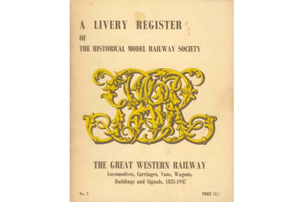 Livery Register No. 2. The Great Western Railway