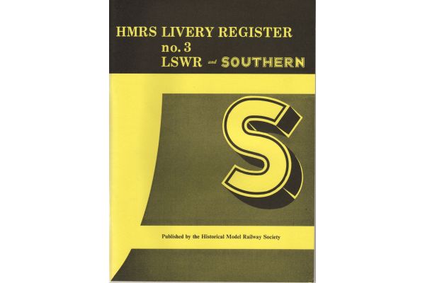 HMRS Livery Register no. 3 LSWR and Southern