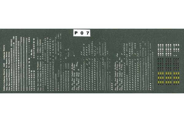 7mm : 1' Commuted Charge/Load/Tare etc