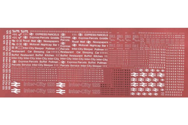 BR blue era loco and coach insignia to circa 1978