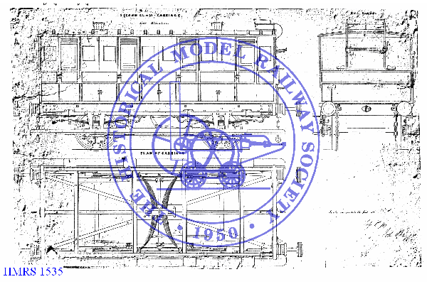 HMRS 1535: Second Class With 4 Closed Compartments