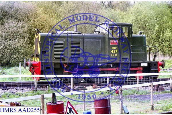 [AAD255] 0-6-0 diesel shunter ex-Army  427. Now named "The Buffs".
