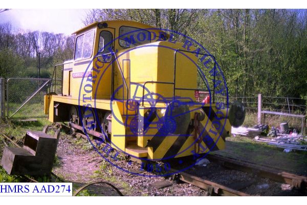[AAD274] 0-6-0 diesel Richborough Castle. Yellow livery.