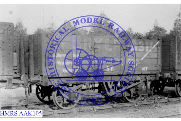 [AAK105] Bryer Ash G (Weymouth) 5-plank S/E/B door wagon [Full & War].