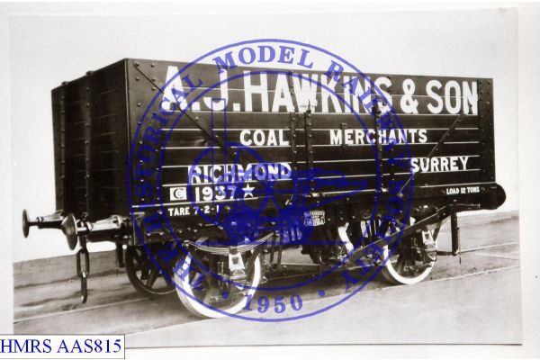 [AAS815] Hawkins A J (Richmond, Surrey) 12T 7-plank. Order#:1303.