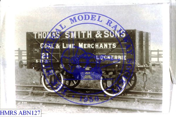 [ABN127] Thomas Smith & Sons (Lockerbie)  8T 5 plank No.21 [OP] 1898 F3R Open spoke wheels, wooden solebars,