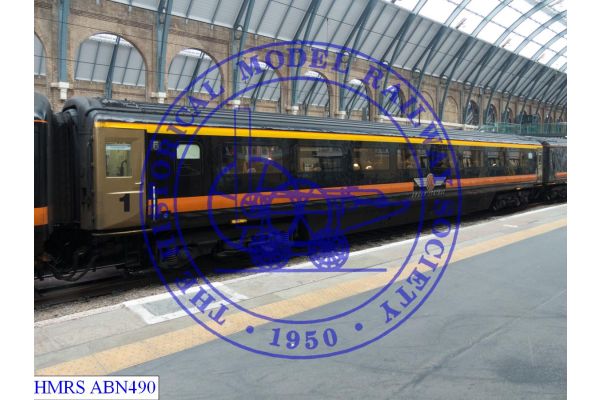 [ABN490] Grand Central MK3 First Class carriage in black, orange and gold door livery number unknown (sorry)