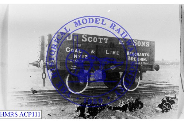[ACP111] Scott J & Sons (Brechin)  8T 4 plank No.12 [OP] 1900 F3R Wooden solebars, plated over open spoke whe