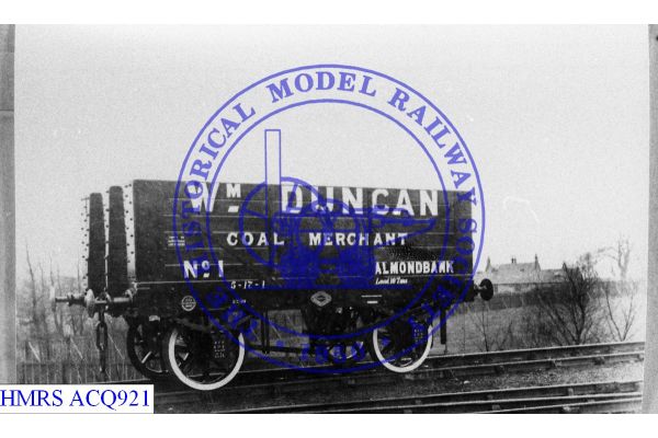 [ACQ921] Duncan Wm (Almondbank) 10T 6 plank No. 1 [OP] F3R Regd: Caley 24036/1909, paint date 03/02/1909