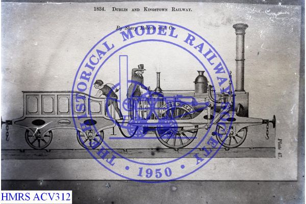 [ACV312] Etching of ex Liverpool & Manchester Railway 2-4-0 “Hibernia”